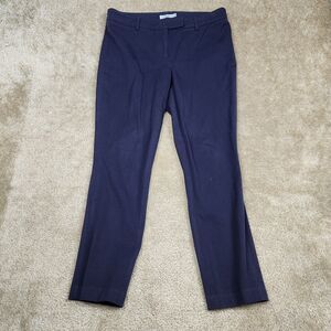 Dalia Dress Pants Womens Size 8 Blue Mid Rise Stretch A583